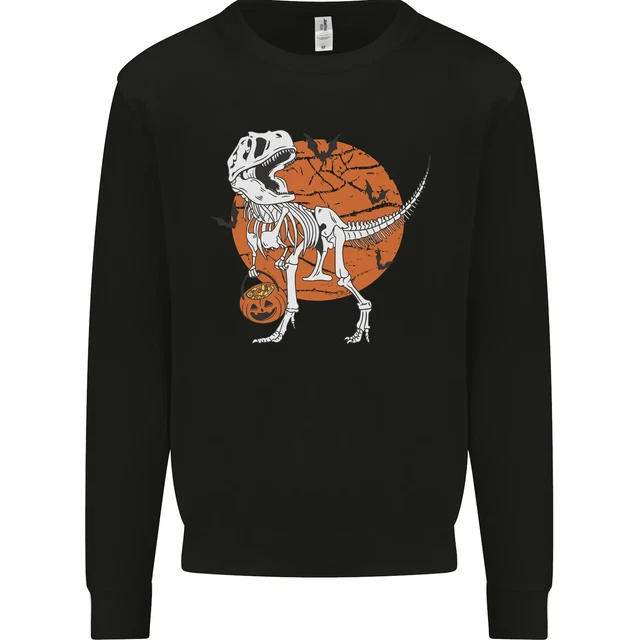 Dinosaur Halloween T-Rex Kids Sweatshirt Jumper