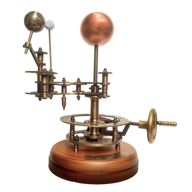 Exquisite Handcrafted Antique Orrery -Fully Functional Model of the Solar System