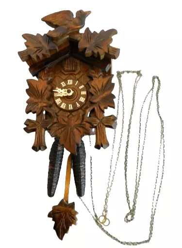 Cuckoo Clock 2001 German Black Forest Style Retro for PARTS - Charity Listing