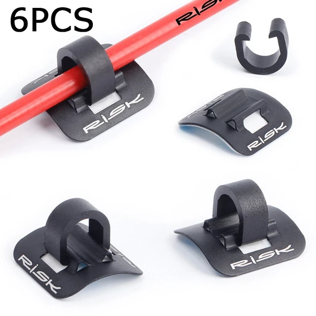 Lot De 20 Clips De Câble De Frein En Plastique – Tourne à 360°, Compatible Câbles 4 Et 5 Mm – Pour VTT, Route, Pliant – Gestion Des Câbles