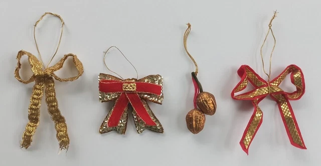 3D-Samt-Schleife Für Weihnachtsbaum – Große Rote Schleife, Wiederverwendbar, Festlicher Dekoration
