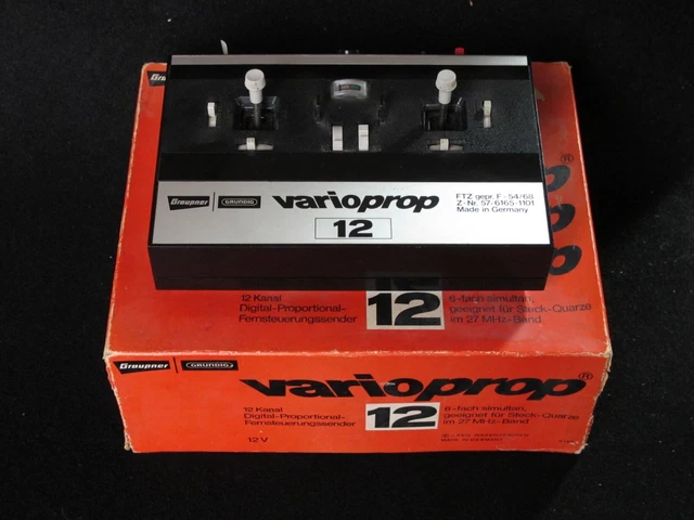 Varioprop 12S Vintage, Hélice Variable, Vendue En L'état, Occasion