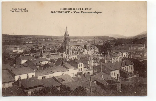 BACCARAT - Meurthe and Moselle - CPA 54 - panoramic view