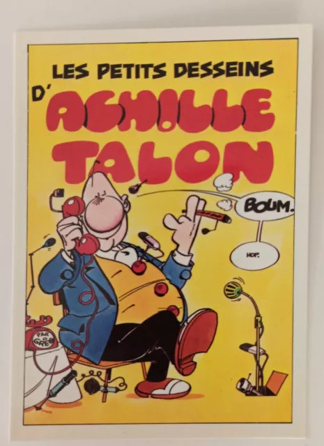 carte postale postcard Les petits desseins Achille Talon GREG 1984 Dargaud