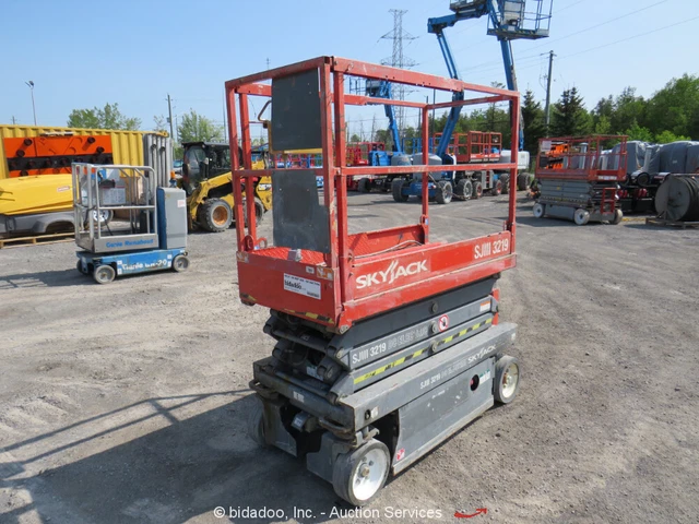 2013 Skyjack SJIII-3219 19' Electric Scissor Lift Man Aerial Platform bidadoo