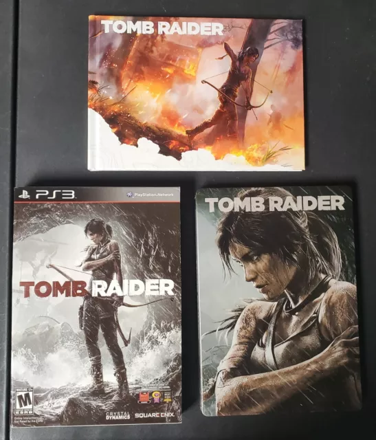 Tomb Raider Collector's Edition w/Slip cover, Art Book & Steelbook - No PS3 Disc