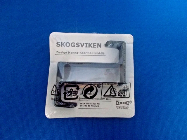 IKEA OVER DOOR Clothes Towel HOOK 2 PACK Skogsviken Black Bath Bedroom 5.25 PicClick UK