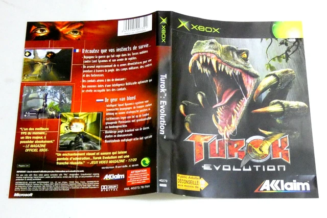 Jeu XBOX Turok évolution - Jeux vidéo