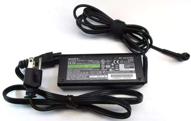 Genuine Sony Laptop Charger AC Adapter Power Supply VGP-AC19V32 19.5V 4.7A 90W