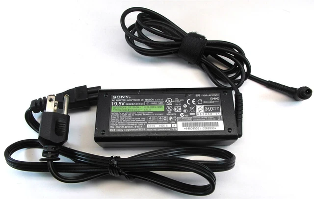 Genuine Sony Laptop Charger AC Adapter Power Supply VGP-AC19V32 19.5V 4.7A 90W