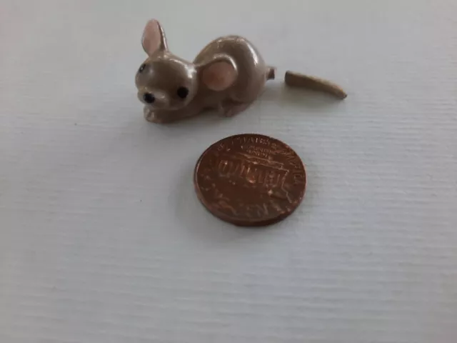 Tiny  Hagen Renaker New Baby Mouse VTG Miniature Figurine