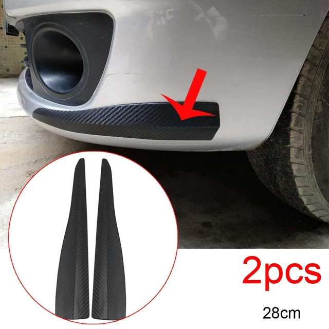 Bordo laterale carrozzeria auto angolo strisce anticrash rivestimento accessori fibra di carbonio