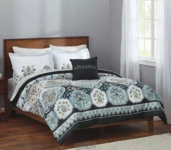 Stoneberry Rosewood Lane Home 8-Piece Bedding Set Tiana Queen 2