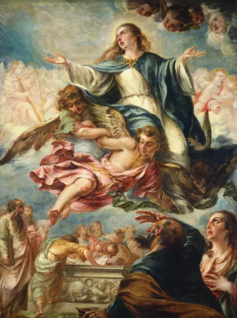 The Assumption of the Virgin | Juan de Valdes Leal | 1660 Renaissance Mary Print