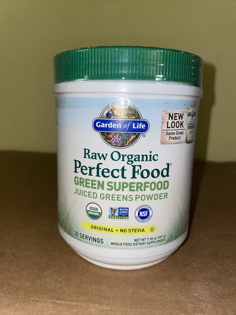 GARDEN of LIFE Raw Organic PERFECT FOOD Green Superfood 30 Serving Exp 5/24 GARDEN of LIFE Raw Organic PERFECT FOOD Green Superfood 30 Serving Exp 5/24