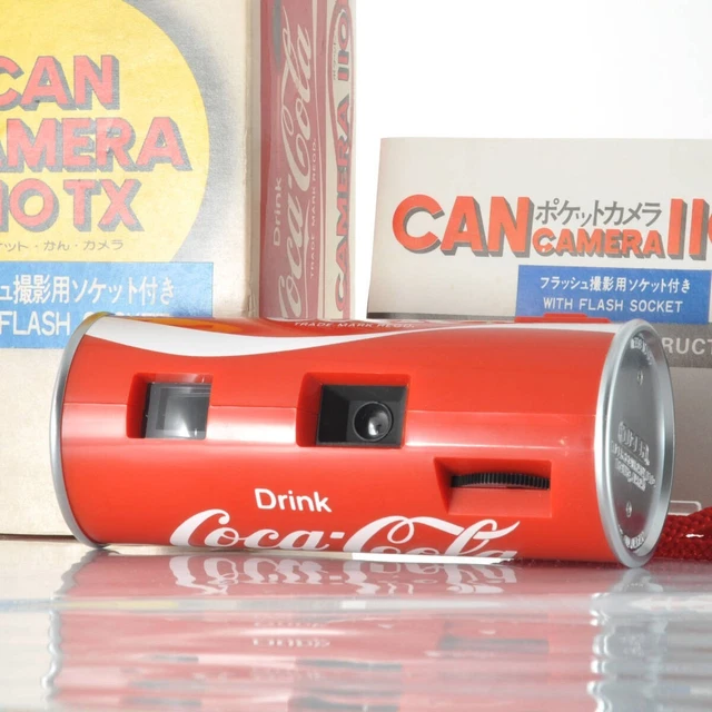 フィルムカメラ Coca-Cola CAN CAMERA IIOTX This soda can is a film camera - Coca-Cola 35mm Camera - YouTube