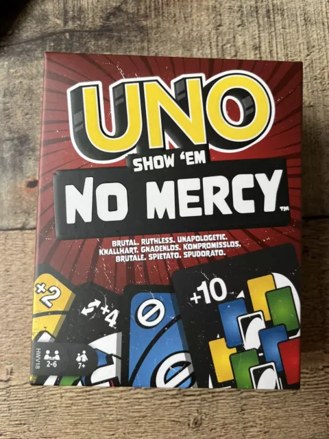 UNO Show ‘em No Mercy Card Game for Kids, Adults & Family Night, Parties