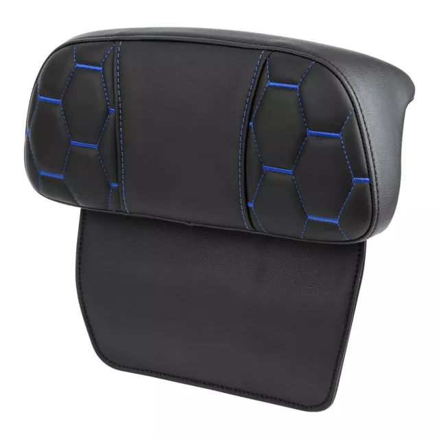 C.C. RIDER Razor Chopped Pack Trunk Backrest Pad Fit For Harley Road Glide 14-23