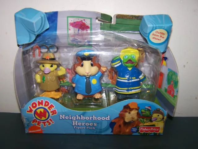 Fisher Price Wonder Pets Neighborhood Heroes Ming Ming Tuck Linny Figure Pack