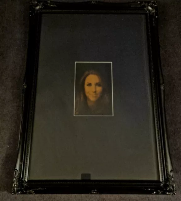 Huge Ornate Framed Print of Kate Middleton, Catherine, Princess of Wales