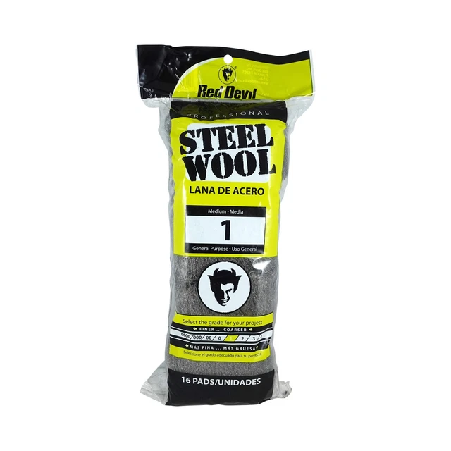 Red Devil Professional Steel Wool #1 Medium
