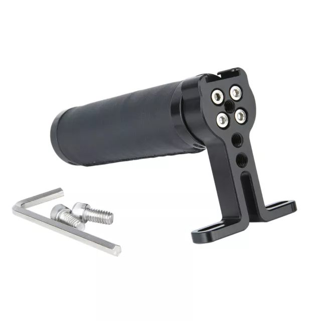 NICEYRIG Leather Top Handle Grip with Cold Shoe for Camera Cage Video Camcorder 2