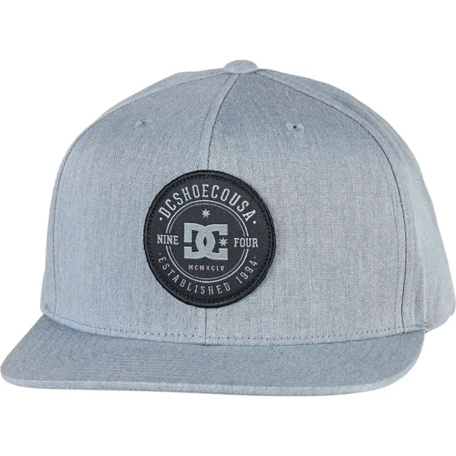 DC Shoes Men's VC Snappy Guilder Gray Trucker Snapback Hat Cap NEW NWT