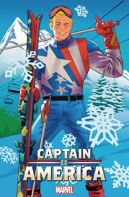 Captain America 4 Ski Chalet Variant Nm Greg Land 2023