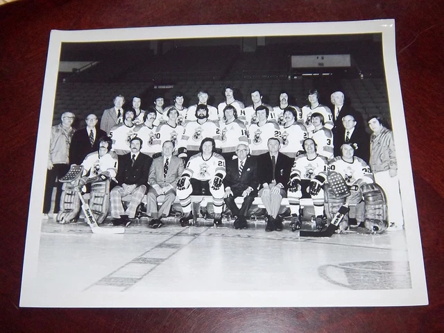 BALTIMORE CLIPPERS HOCKEY Team Photo 1970's from the Woody Ryan