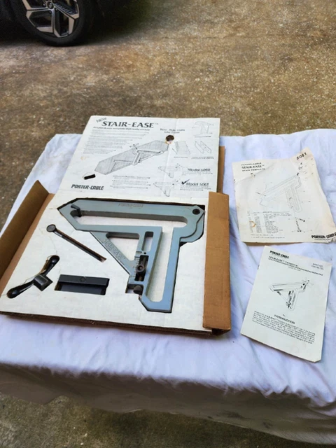 PORTER CABLE 5061 STAIR EASE ROUTER TEMPLATE. for 5/4” stair treads PORTER CABLE 5061 STAIR EASE ROUTER TEMPLATE. for 5/4” stair treads