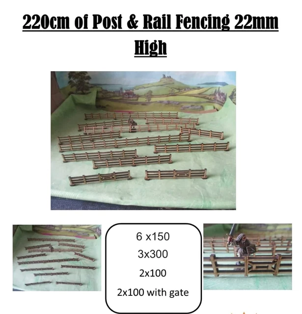 28mm Scale Railing POST AND RAIL Fencing 28mm Scale Bolt Action 40k $29.00 - PicClick AU