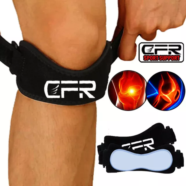 Adjustable Knee Support Patella Tendon Strap Jumpers Runners Pain Band Brace