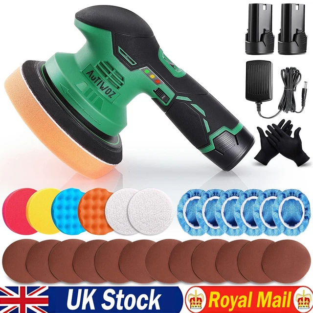 Levigatrice tampone lucidante auto 6" cordless mini lucidatrice a doppia azione 12 V DA