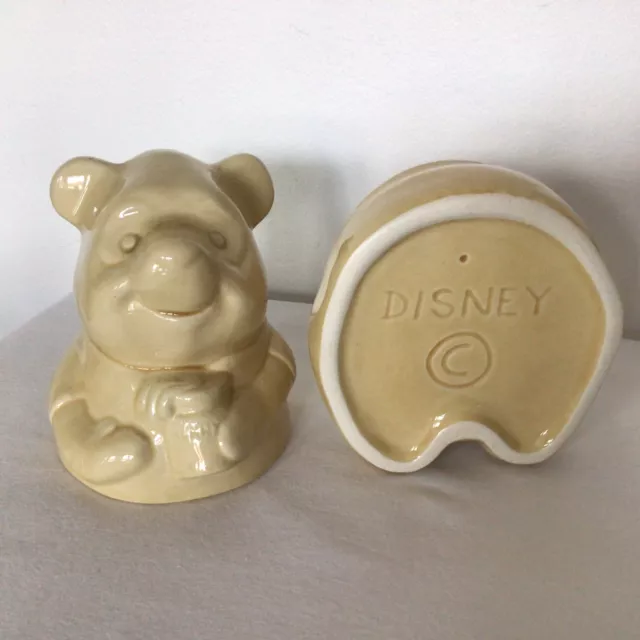 Tarro de galletas de miel coleccionable vintage de Winnie Pooh Walt Disney 3