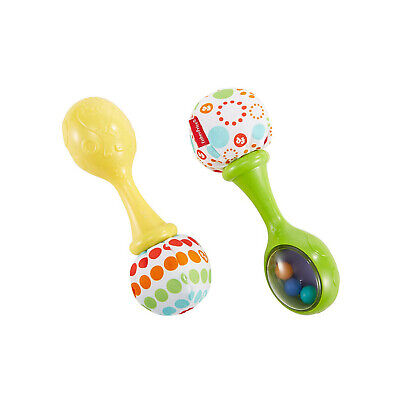 Fisher-Price Rattle 'n Rock Maracas Green and Yellow