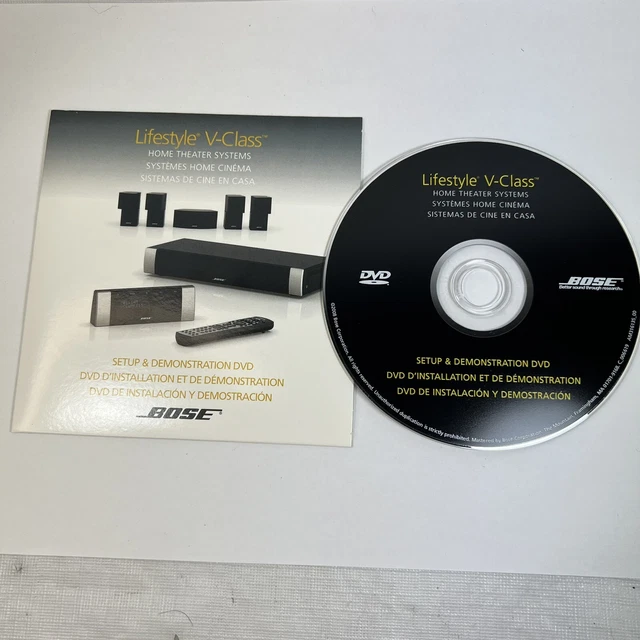 LIFESTYLE VCLASS HOME Theater Systems Setup And Demonstration DVD V30