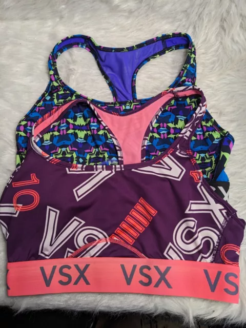 VICTORIA'S SECRET VSX Sports Bra, Comfy Purple Gym Bralette