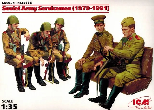 ICM 35636 - Soviet Army Servicemen 1979 1991 - russische Soldaten - 1:35