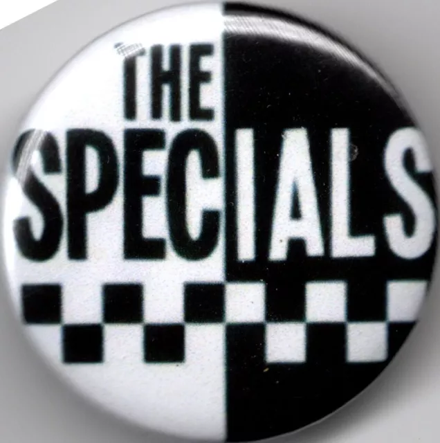 2TONE Pin Button Badge 25mm - THE SPECIALS - WALT JABSCO - SKA - LAMBRETTA VESPA