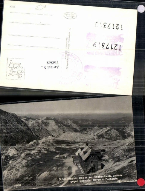 116868,Schiestlhaus am Hochschwab Aflenz 1935