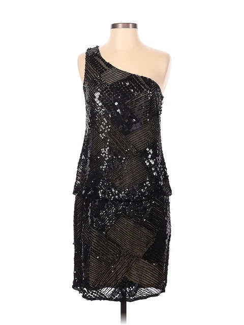 Pisarro Nights Women Black Cocktail Dress 4