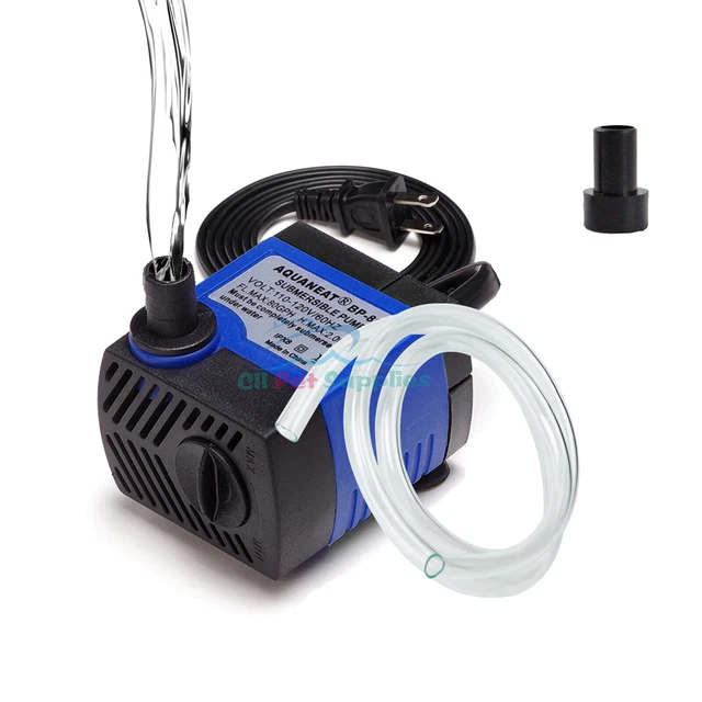 AQUANEAT Fountain Pump Submersible Water Pump with Tubing for Aquarium Fish Tank