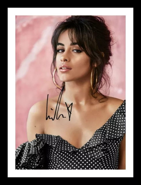 Camila Cabello Autograph Signed & Framed Photo Print