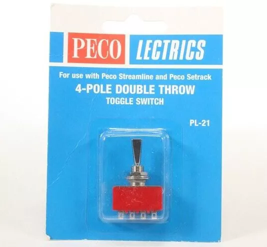 PECO Lectrics PL-21 - 4-POLE Double Throw Bascule Interrupteur