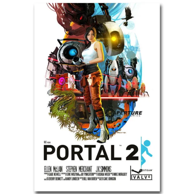 141159 Portal Video Game Wall Print Poster