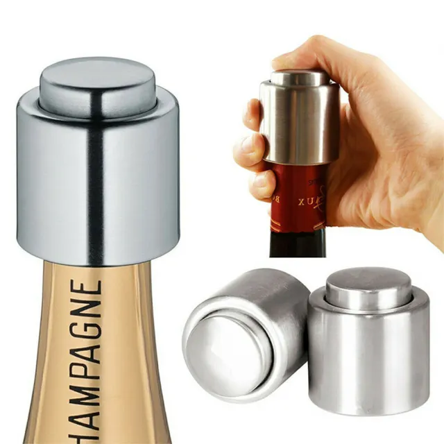 Leakproof Stainless Steel Pressure Wine Saver Champagne Stoppers Bottle Stopper