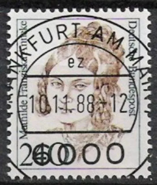 BUND Nr.1392 Freimarke Frauen 1988 Vollstempel ffm