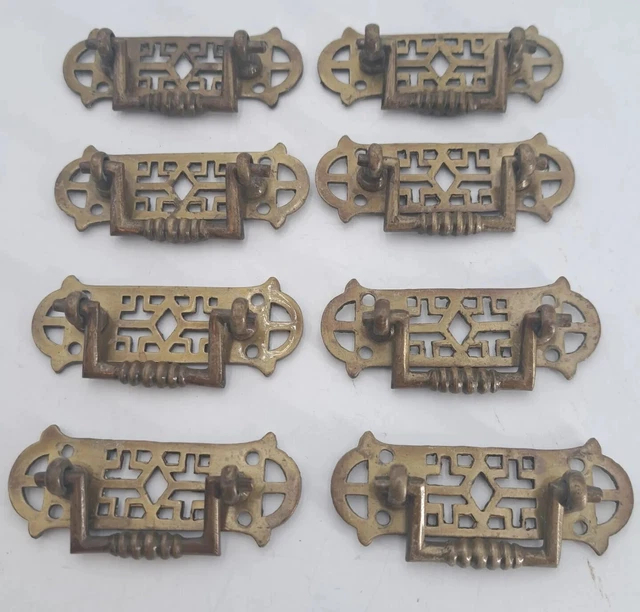 Vintage /Antique Drop Handles Drawer Pulls Dresser Handle Furniture Hardware Lot