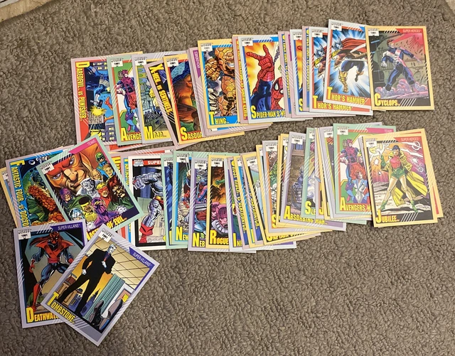 1991 Marvel Impel Series 76 Trading Card Lot Marvel