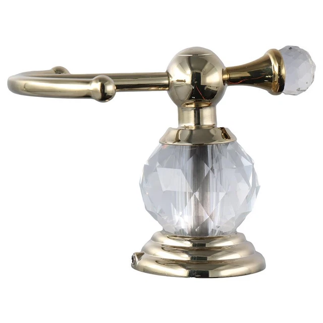 Stainless Steel Robe Hooks Crystal Clothes Hanger Towel Rack  Living Room